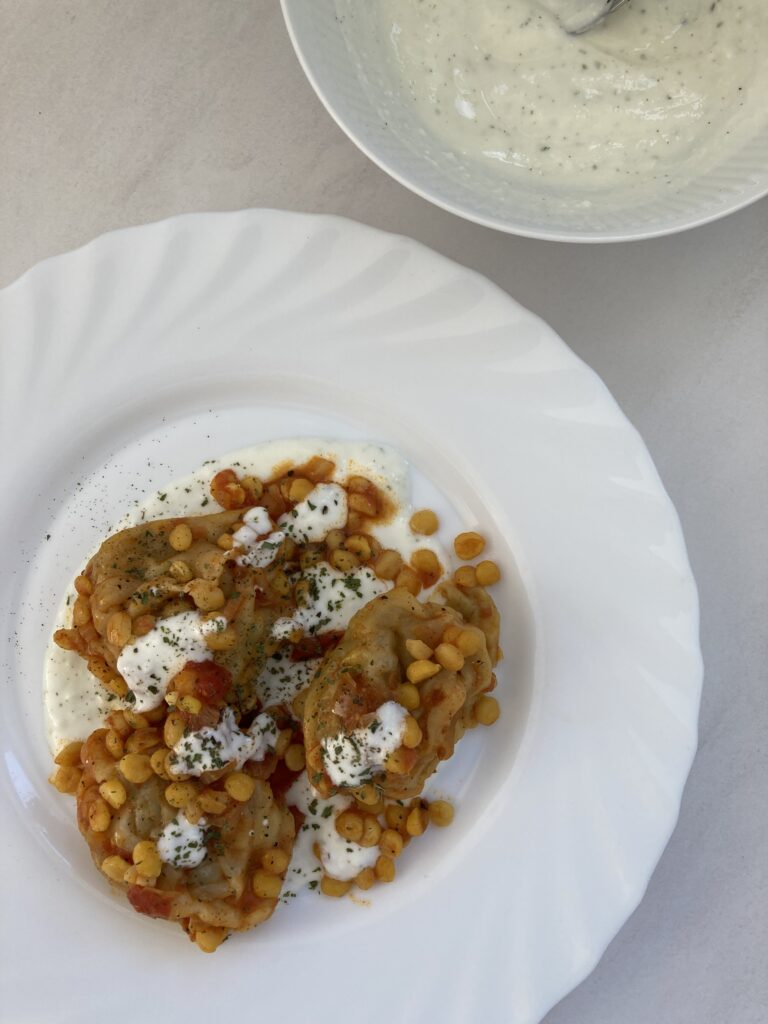 Traditionel afghansk mantu